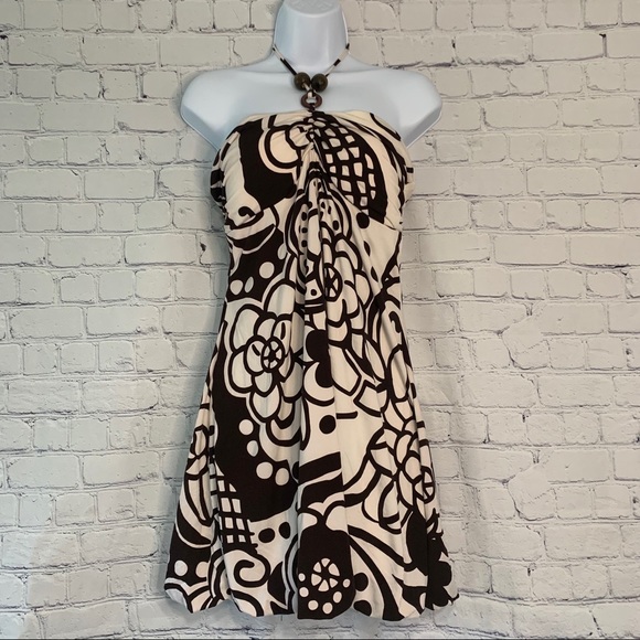 My Michelle Dresses & Skirts - My Michelle White and Dark Brown Dress